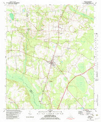 Olar South Carolina Historical topographic map, 1:24000 scale, 7.5 X 7.5 Minute, Year 1982