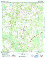 Olar South Carolina Historical topographic map, 1:24000 scale, 7.5 X 7.5 Minute, Year 1982