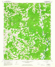 Old Pickens South Carolina Historical topographic map, 1:24000 scale, 7.5 X 7.5 Minute, Year 1961