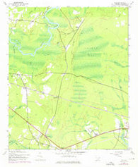 Olin South Carolina Historical topographic map, 1:24000 scale, 7.5 X 7.5 Minute, Year 1943