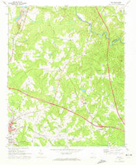 Ora South Carolina Historical topographic map, 1:24000 scale, 7.5 X 7.5 Minute, Year 1969