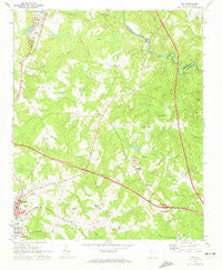 Ora South Carolina Historical topographic map, 1:24000 scale, 7.5 X 7.5 Minute, Year 1969