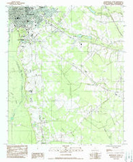 Orangeburg South South Carolina Historical topographic map, 1:24000 scale, 7.5 X 7.5 Minute, Year 1982
