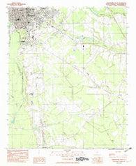 Orangeburg South South Carolina Historical topographic map, 1:24000 scale, 7.5 X 7.5 Minute, Year 1982