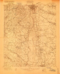 Orangeburg South Carolina Historical topographic map, 1:48000 scale, 15 X 15 Minute, Year 1920