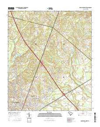 Orangeburg North South Carolina Current topographic map, 1:24000 scale, 7.5 X 7.5 Minute, Year 2014