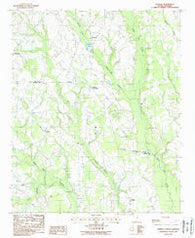 Oswego South Carolina Historical topographic map, 1:24000 scale, 7.5 X 7.5 Minute, Year 1988