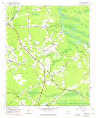 Outland South Carolina Historical topographic map, 1:24000 scale, 7.5 X 7.5 Minute, Year 1943