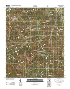 Owdoms South Carolina Historical topographic map, 1:24000 scale, 7.5 X 7.5 Minute, Year 2011