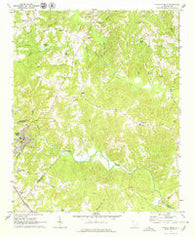 Pacolet Mills South Carolina Historical topographic map, 1:24000 scale, 7.5 X 7.5 Minute, Year 1969