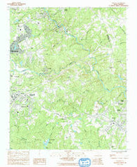 Pacolet South Carolina Historical topographic map, 1:24000 scale, 7.5 X 7.5 Minute, Year 1983