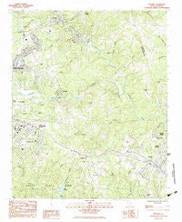 Pacolet South Carolina Historical topographic map, 1:24000 scale, 7.5 X 7.5 Minute, Year 1983