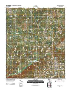 Pageland South Carolina Historical topographic map, 1:24000 scale, 7.5 X 7.5 Minute, Year 2011