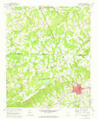 Pageland South Carolina Historical topographic map, 1:24000 scale, 7.5 X 7.5 Minute, Year 1971