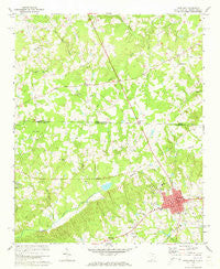 Pageland South Carolina Historical topographic map, 1:24000 scale, 7.5 X 7.5 Minute, Year 1971