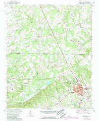 Pageland South Carolina Historical topographic map, 1:24000 scale, 7.5 X 7.5 Minute, Year 1971