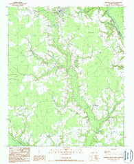 Pamplico South South Carolina Historical topographic map, 1:24000 scale, 7.5 X 7.5 Minute, Year 1990