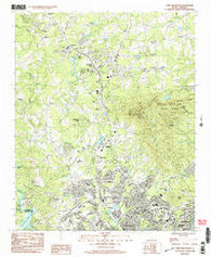 Paris Mountain South Carolina Historical topographic map, 1:24000 scale, 7.5 X 7.5 Minute, Year 1983