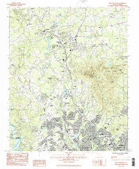 Paris Mountain South Carolina Historical topographic map, 1:24000 scale, 7.5 X 7.5 Minute, Year 1983
