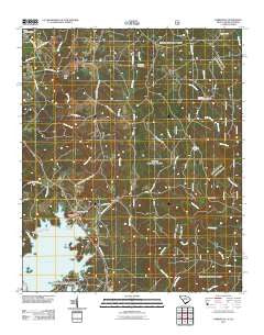 Parksville South Carolina Historical topographic map, 1:24000 scale, 7.5 X 7.5 Minute, Year 2011