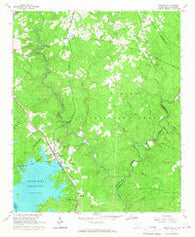 Parksville South Carolina Historical topographic map, 1:24000 scale, 7.5 X 7.5 Minute, Year 1964
