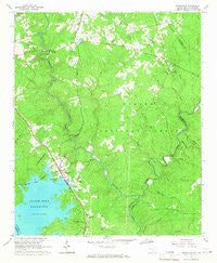 Parksville South Carolina Historical topographic map, 1:24000 scale, 7.5 X 7.5 Minute, Year 1964