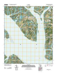 Parris Island South Carolina Historical topographic map, 1:24000 scale, 7.5 X 7.5 Minute, Year 2011