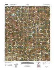 Patrick South Carolina Historical topographic map, 1:24000 scale, 7.5 X 7.5 Minute, Year 2011