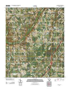 Paxville South Carolina Historical topographic map, 1:24000 scale, 7.5 X 7.5 Minute, Year 2011