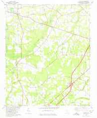 Paxville South Carolina Historical topographic map, 1:24000 scale, 7.5 X 7.5 Minute, Year 1979
