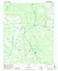 Pee Dee South Carolina Historical topographic map, 1:24000 scale, 7.5 X 7.5 Minute, Year 1986