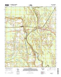 Pee Dee South Carolina Current topographic map, 1:24000 scale, 7.5 X 7.5 Minute, Year 2014