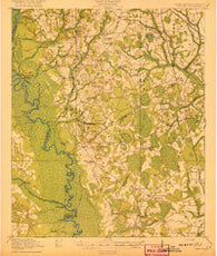 Peeples South Carolina Historical topographic map, 1:62500 scale, 15 X 15 Minute, Year 1920