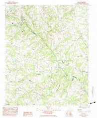 Pelham South Carolina Historical topographic map, 1:24000 scale, 7.5 X 7.5 Minute, Year 1983