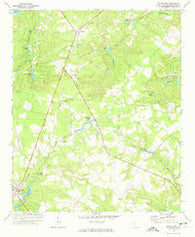 Pelion East South Carolina Historical topographic map, 1:24000 scale, 7.5 X 7.5 Minute, Year 1972