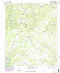 Pelion East South Carolina Historical topographic map, 1:24000 scale, 7.5 X 7.5 Minute, Year 1972