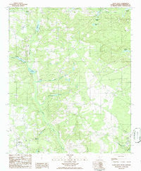 Pelion West South Carolina Historical topographic map, 1:24000 scale, 7.5 X 7.5 Minute, Year 1986