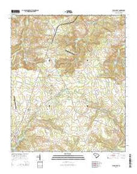 Pelion East South Carolina Current topographic map, 1:24000 scale, 7.5 X 7.5 Minute, Year 2014