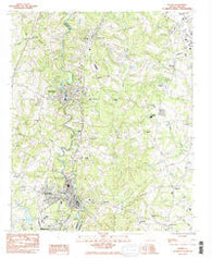 Pelzer South Carolina Historical topographic map, 1:24000 scale, 7.5 X 7.5 Minute, Year 1983