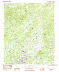Pickens South Carolina Historical topographic map, 1:24000 scale, 7.5 X 7.5 Minute, Year 1983