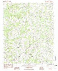 Piercetown South Carolina Historical topographic map, 1:24000 scale, 7.5 X 7.5 Minute, Year 1983