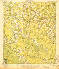 Pineland South Carolina Historical topographic map, 1:62500 scale, 15 X 15 Minute, Year 1919