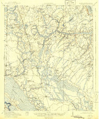 Pineland South Carolina Historical topographic map, 1:62500 scale, 15 X 15 Minute, Year 1919