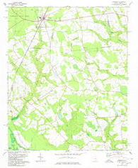 Pinewood South Carolina Historical topographic map, 1:24000 scale, 7.5 X 7.5 Minute, Year 1980