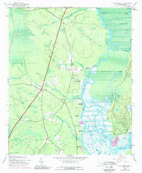 Plantersville South Carolina Historical topographic map, 1:24000 scale, 7.5 X 7.5 Minute, Year 1943