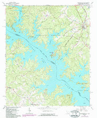 Plum Branch South Carolina Historical topographic map, 1:24000 scale, 7.5 X 7.5 Minute, Year 1964