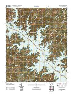 Plum Branch South Carolina Historical topographic map, 1:24000 scale, 7.5 X 7.5 Minute, Year 2011