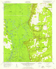 Poinsett State Park South Carolina Historical topographic map, 1:24000 scale, 7.5 X 7.5 Minute, Year 1953