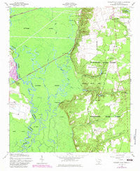 Poinsett State Park South Carolina Historical topographic map, 1:24000 scale, 7.5 X 7.5 Minute, Year 1953