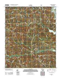 Pomaria South Carolina Historical topographic map, 1:24000 scale, 7.5 X 7.5 Minute, Year 2011
